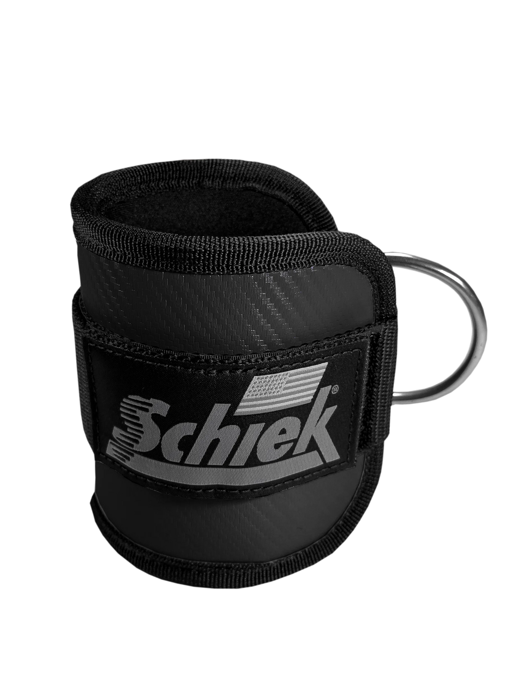 Schiek Model 1707 Premium Ankle Cuffs - Black Carbon Fiber