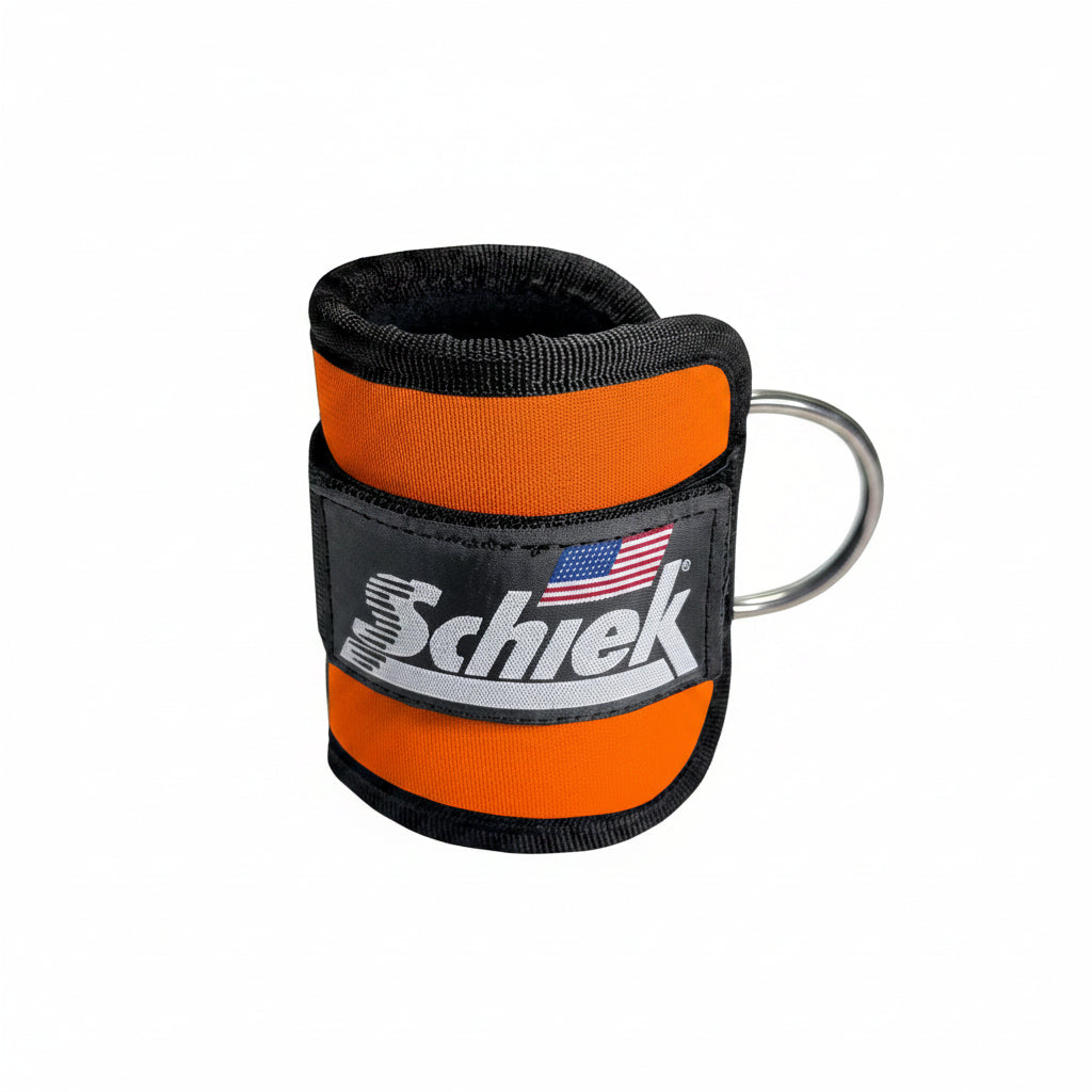 Schiek Model 1707 Premium Ankle Cuffs - Orange