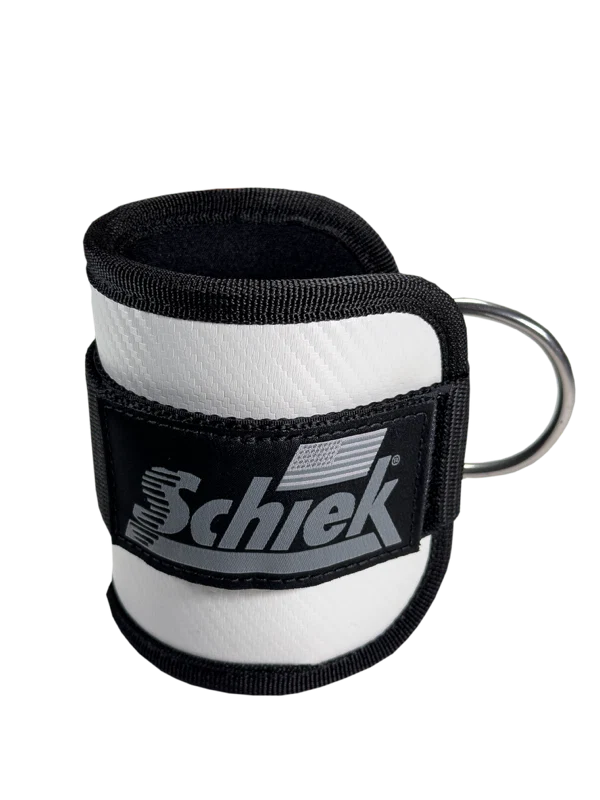 Schiek Model 1707 Premium Ankle Cuffs - White