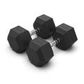 Rubber Hex Dumbbells 30kg (PAIR)