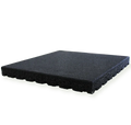 50mm Black Rubber Tile / Gym Mat (0.5m x 0.5m)