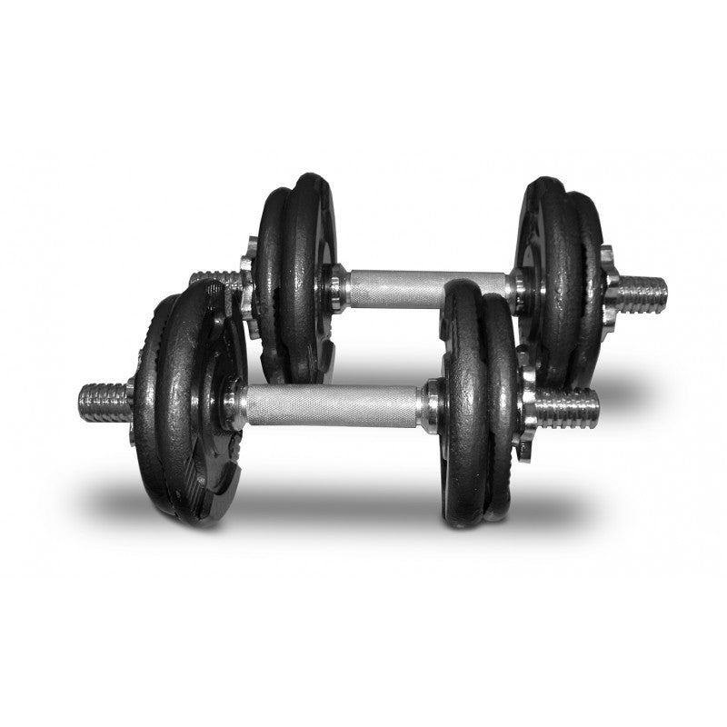 Bodyworx 7SET20BW Dumbbell Kit in Colour Carton (20KG)