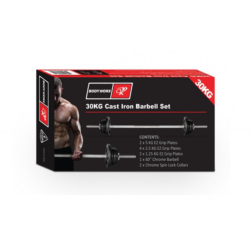 Bodyworx 7SET30BW Dumbbell Kit in Colour Carton (30KG)
