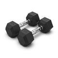 Rubber Hex Dumbbells 7kg (PAIR)