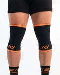 A7 Knee Sleeves - Rigor Mortis - Black/Orange