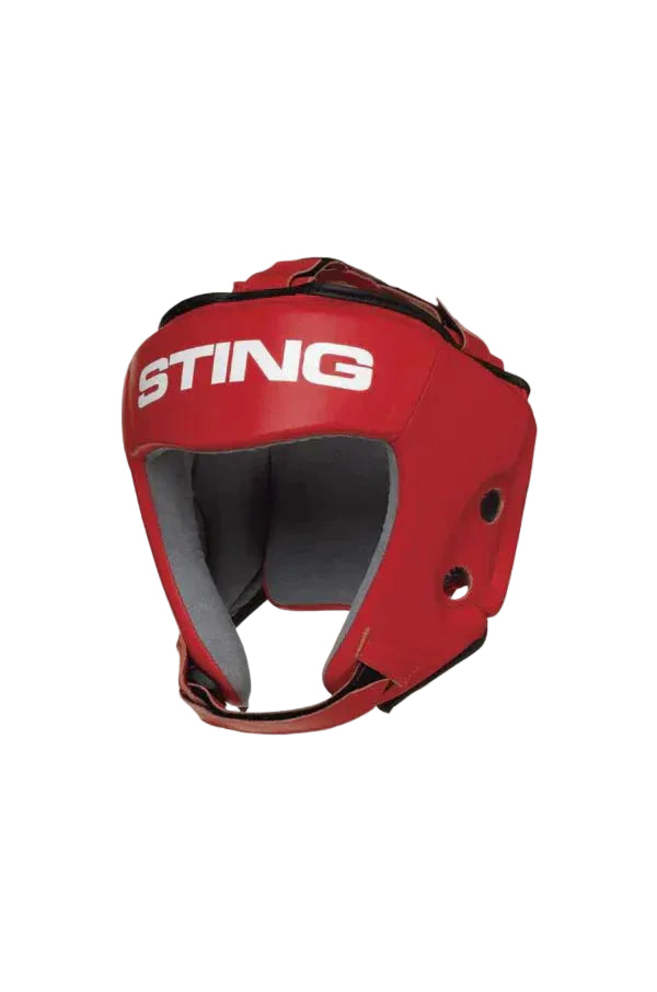 Competition Approved Open Face Head Guard 2.0 (Red)