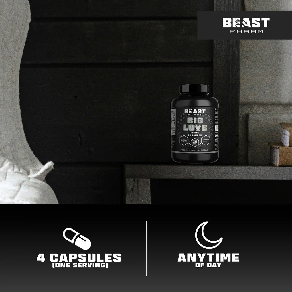 BEAST Pharm Big Love 120 Capsules - Hormone Support