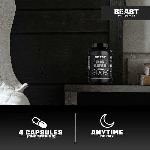 BEAST Pharm Big Love 120 Capsules - Hormone Support
