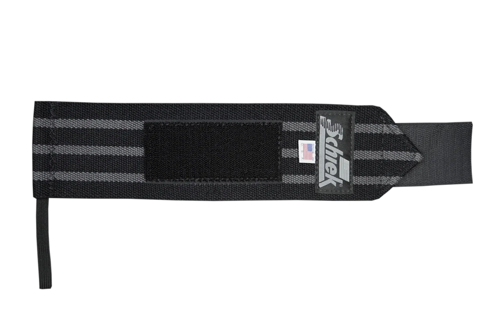 Schiek Black Out Line Wrist Wraps - 18"