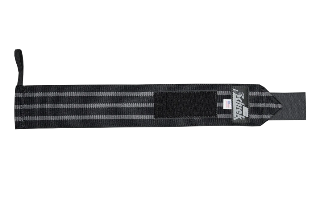 Schiek Black Out Line Wrist Wraps - 24"