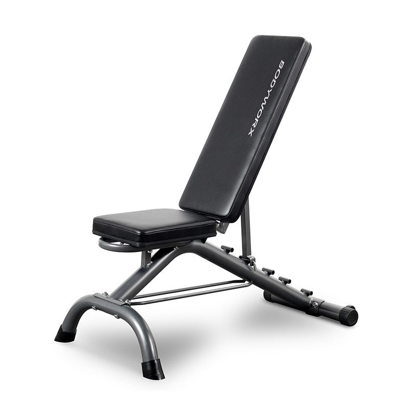 Bodyworx C325UB Utility Bench with Dumbbell Rack