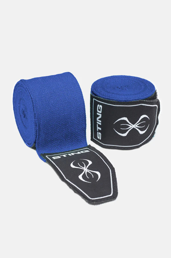 Sting 4.5m Elasticised Hand Wraps 2.0 (Blue)