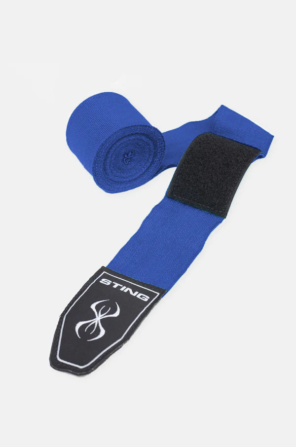 Sting 4.5m Elasticised Hand Wraps 2.0 (Blue)