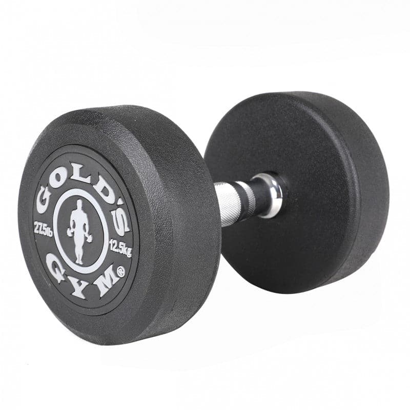 Gold’s Gym Rubber Premium Dumbbells - 12.5kg (Pair)
