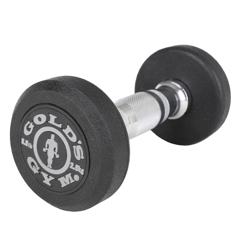 Gold’s Gym Rubber Premium Dumbbells - 2.5kg (Pair)