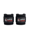Lift it Loaded® Padded Neoprene Ankle Straps with Velcro Lock and Hoop (Black)