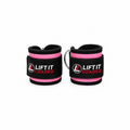 Lift it Loaded® Padded Neoprene Ankle Straps with Velcro Lock and Hoop (Pink)