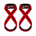 Lift it Loaded® Figure 8 Strap Cotton (Red / White Stripe)