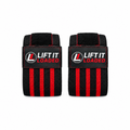 Lift it Loaded® Breathable Knee Wrap - 72“ (Black with Red Stripe)