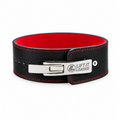 Lift it Loaded® Premium Leather Lever Lifting Belt - 10mm (Silver Buckle / Embroidered Logo)