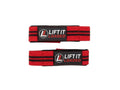 Lift it Loaded® Lifting Strap Cotton (Black with Red Stripe)