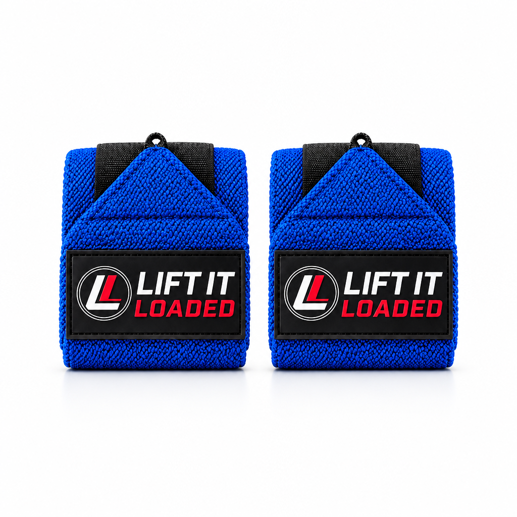 Lift it Loaded® Wrist Wrap with Velcro Lock - 18“ (Blue)