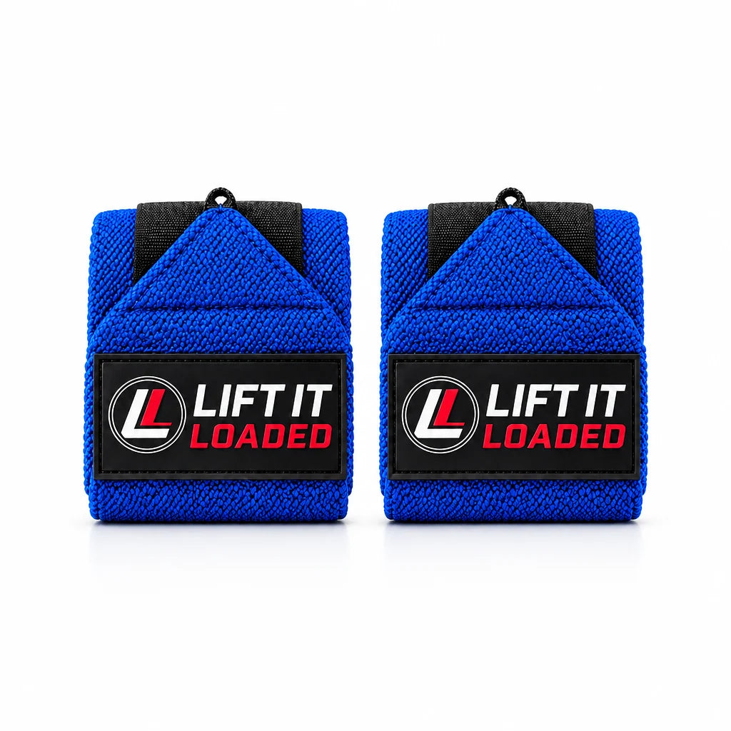 Lift it Loaded® Wrist Wrap with Velcro Lock - 18“ (Blue)