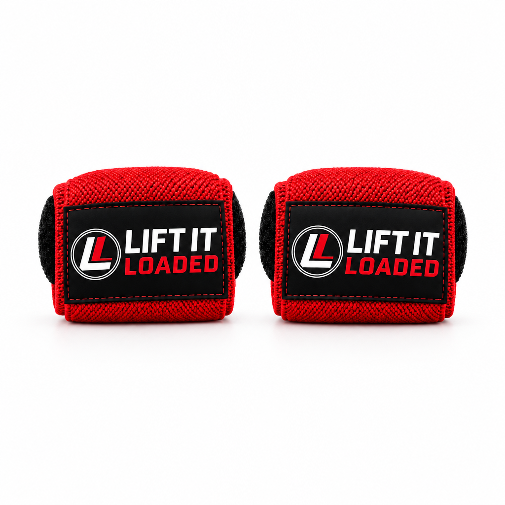 Lift it Loaded® Wrist Wrap with Velcro Lock - 18“ (Red)
