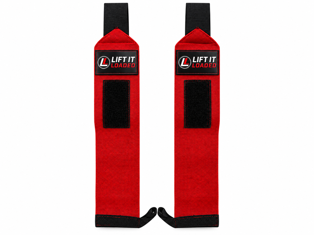 Lift it Loaded® Wrist Wrap with Velcro Lock - 18“ (Red)