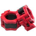 Loaded Lifted Olympic Plastic Barbell Collar - Red