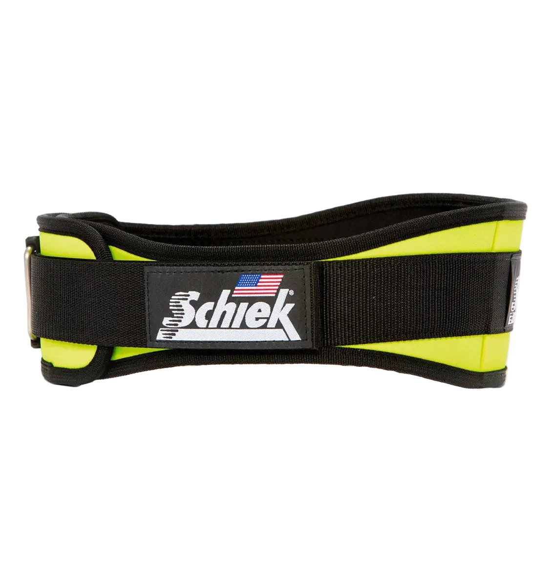 Schiek 2004 Lifting Belt - Neon Yellow
