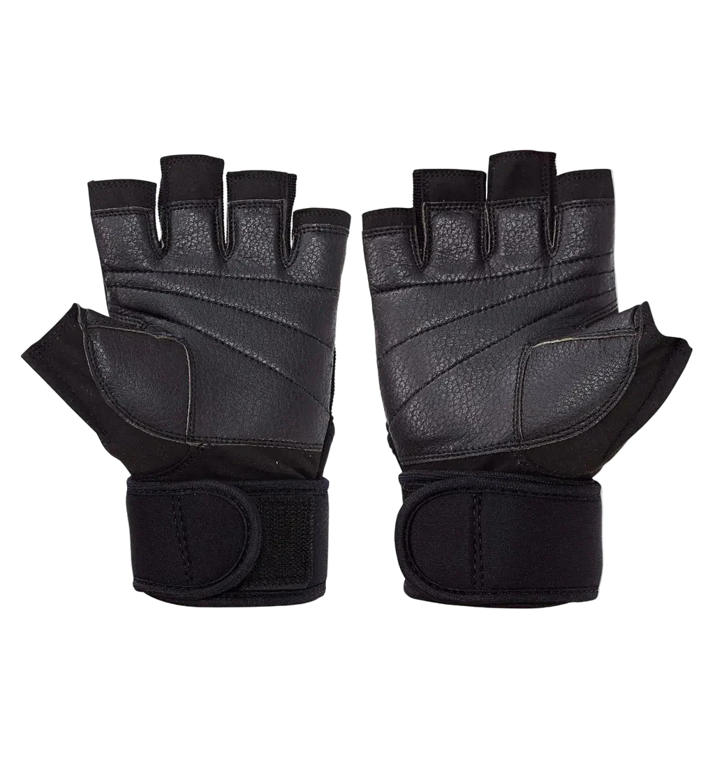 Schiek Model 540 Platinum Lifting Gloves with Wrist Wraps
