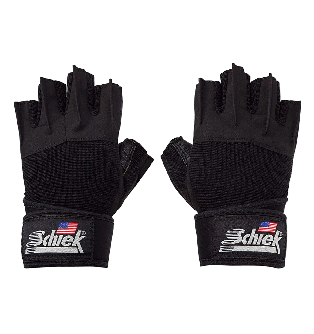 Schiek Model 540 Platinum Lifting Gloves with Wrist Wraps