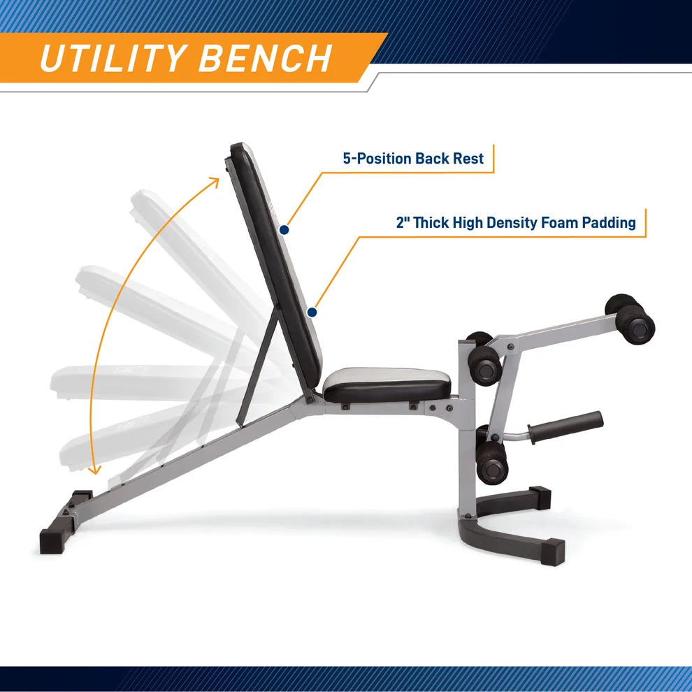 Marcy Pro Deluxe Cage System with Weight Lifting Bench