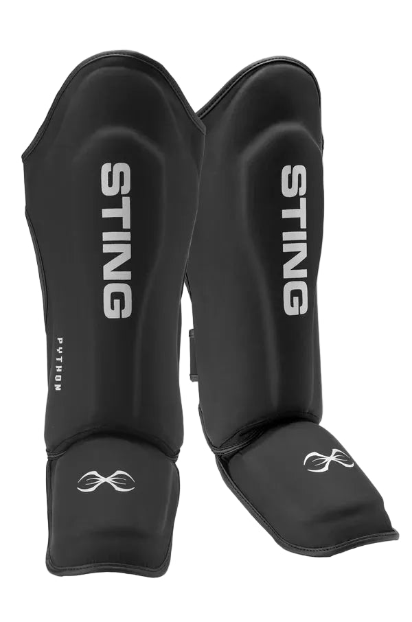 Sting Python MMA Shin & Foot Protector (Black/White)