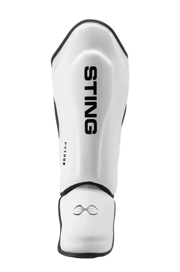 Sting Python MMA Shin & Foot Protector (White/Black)