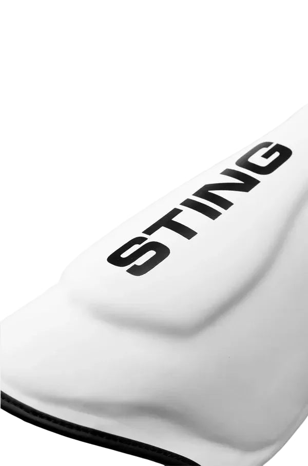 Sting Python MMA Shin & Foot Protector (White/Black)