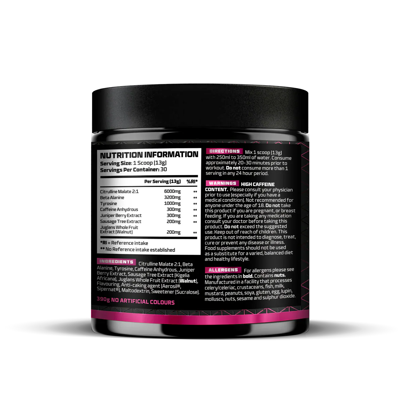 STIM Pre-Workout - Lemon Sherbet