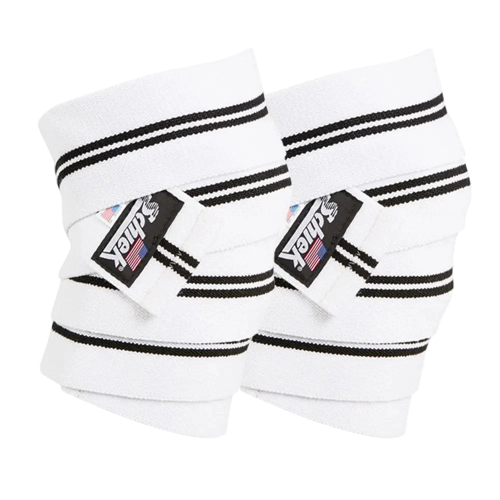 White Line Knee Wraps - Model 1178W