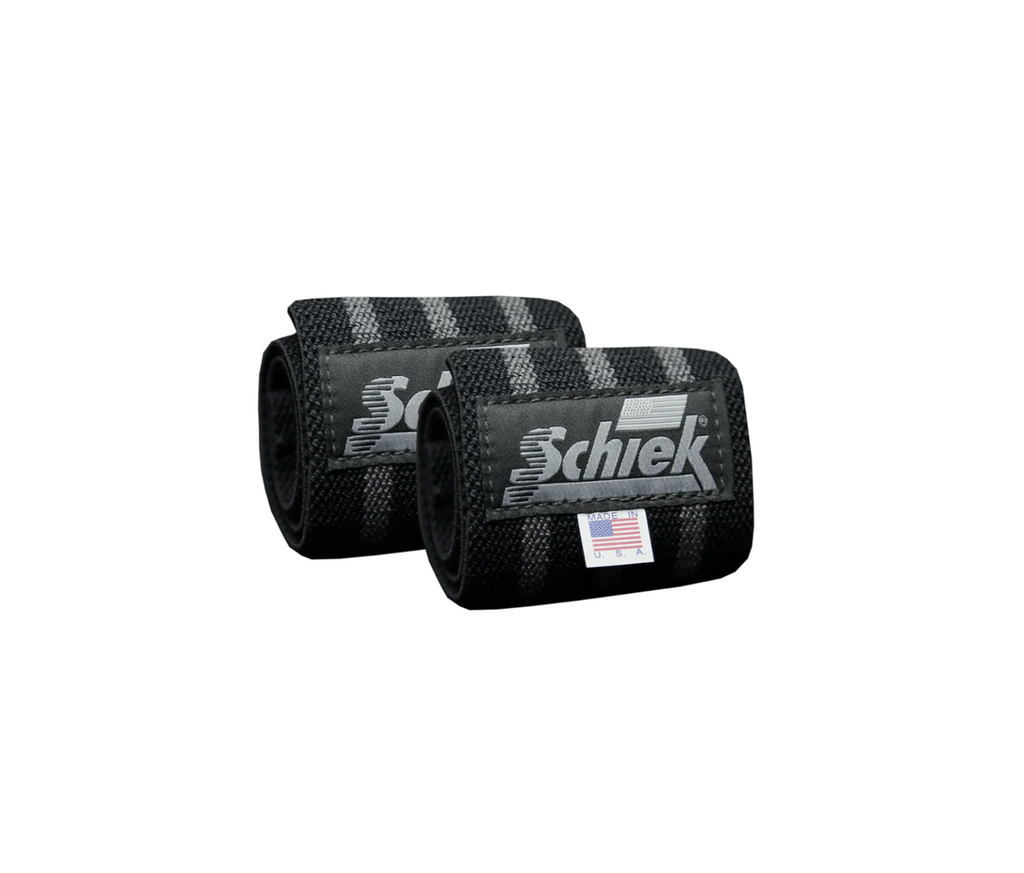 Schiek Black Out Line Wrist Wraps - 12"