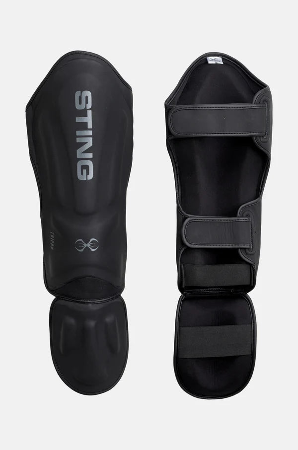 Sting Taipan MMA Shin & Foot Protector (Black/Grey)
