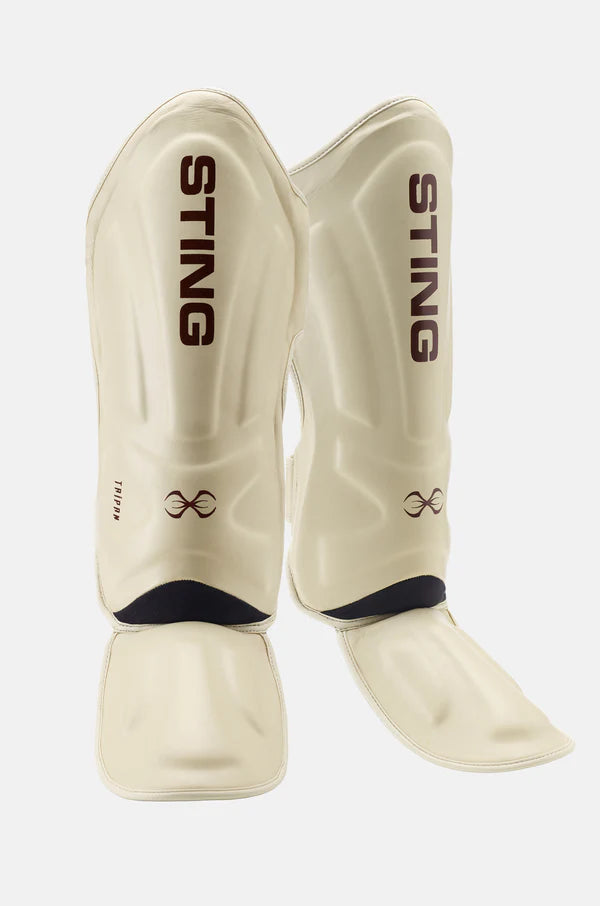 Sting Taipan MMA Shin & Foot Protector (Beige/Brown)