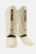 Sting Taipan MMA Shin & Foot Protector (Beige/Brown)