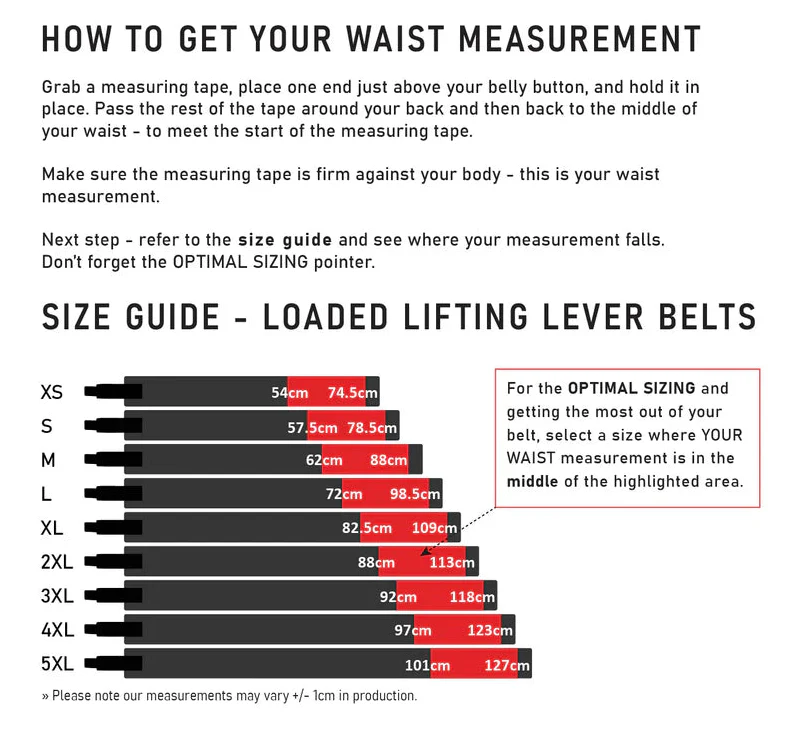 Loaded Lifting Economy Lever Belt 10mm (Cobalt Blue)