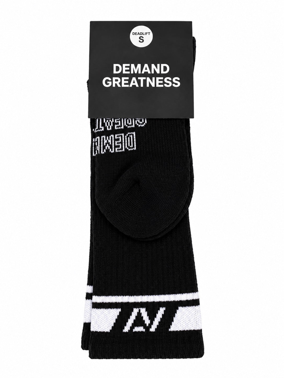 A7 Deadlift Sock - Black / White