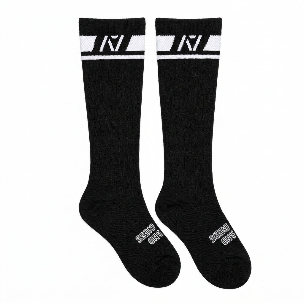 A7 Deadlift Sock - Black / White