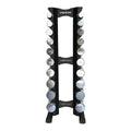 Chrome Dumbbell Set 1kg-10kg with Storage Rack