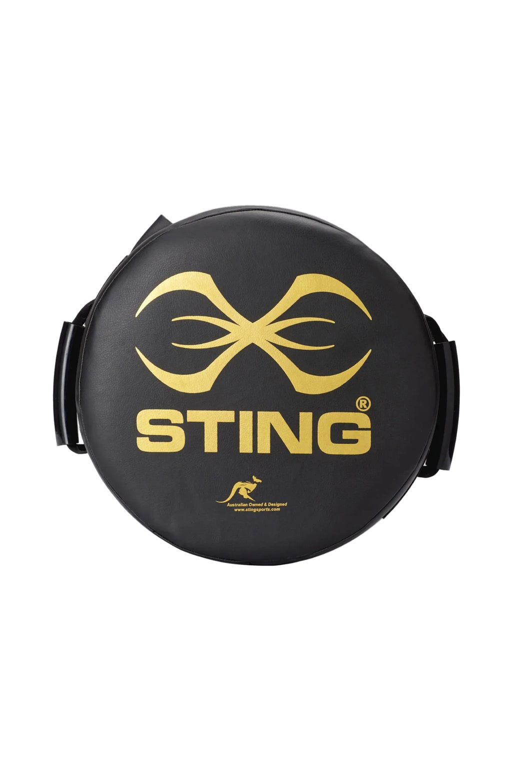 Sting Round HD Bump/Strike Shield (Black/Gold)
