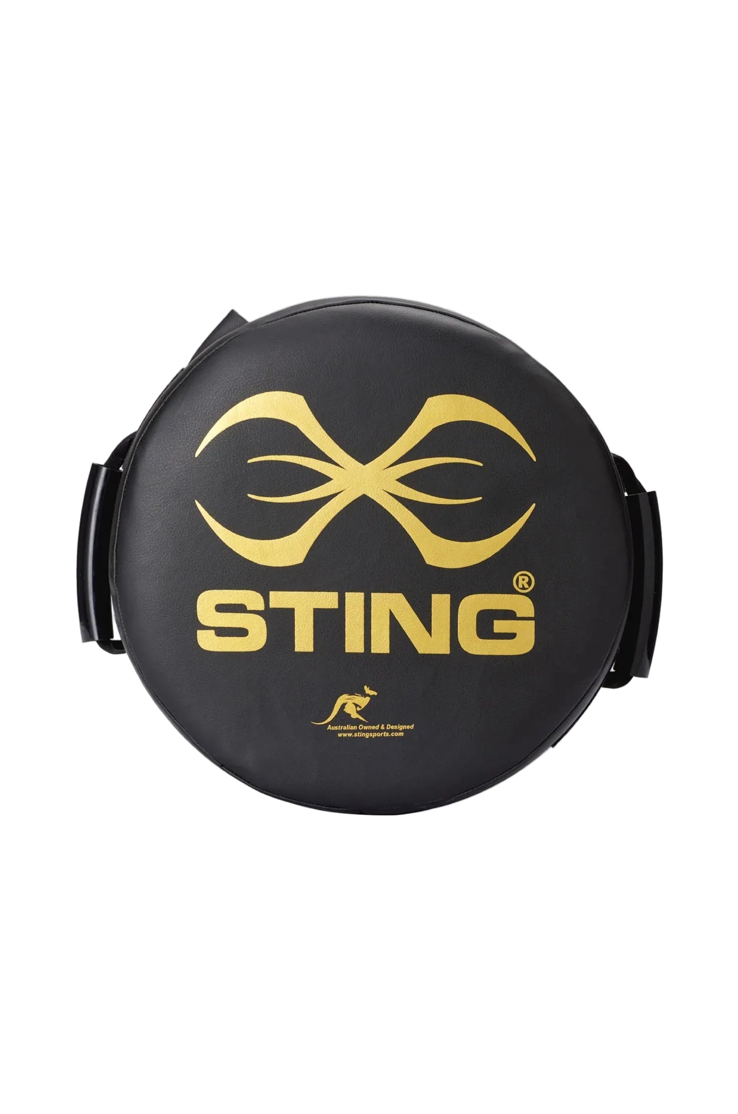 Sting Round HD Bump/Strike Shield (Black/Gold)
