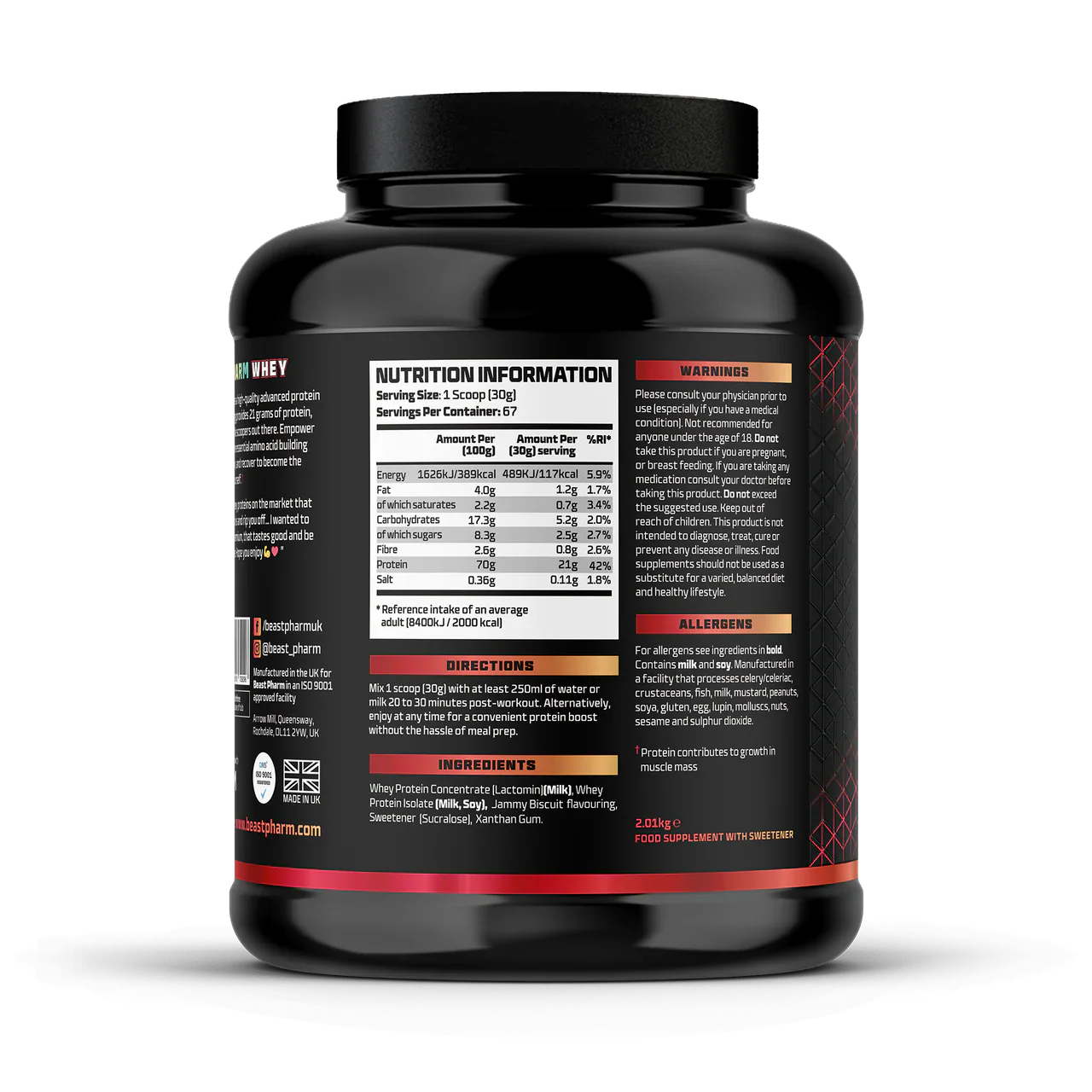 WHEY Premium Protein Complex 2.01kg - Banoffee Pie